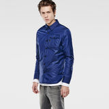 G-Star RAW® Davin Padded Lightweight Jacket Azul intermedio model side