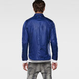G-Star RAW® Davin Padded Lightweight Jacket Azul intermedio model back