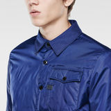 G-Star RAW® Davin Padded Lightweight Jacket Azul intermedio flat front