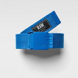 G-Star RAW® Blaker Webbing Belt Light blue front flat