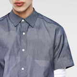 G-Star RAW® Landoh Clean Shirt Bleu foncé