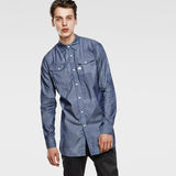 G-Star RAW® Tacoma Long Shirt Bleu moyen