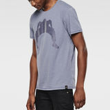 G-Star RAW® Limbar Vintage T-Shirt Mittelblau