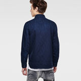 G-Star RAW® Wolker Quilted Overshirt Donkerblauw