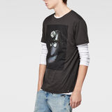 G-Star RAW® Moiric Photo T-Shirt Negro