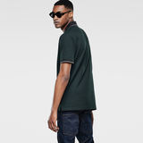 G-Star RAW® Harm Polo T-Shirt Green model back