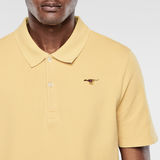 G-Star RAW® Nuelik Polo Yellow flat front