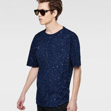 G-Star RAW® Evin Roll Up T-Shirt Bleu foncé