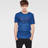 G-Star RAW® Kritnu Round Neck T-Shirt Bleu foncé