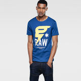 G-Star RAW® Laah Round Neck T-Shirt Bleu foncé