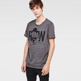 G-Star RAW® Leran Round Neck T-Shirt Grau