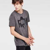 G-Star RAW® Leran Round Neck T-Shirt Grau
