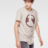 G-Star RAW® Nirader Round Neck T-Shirt Beige