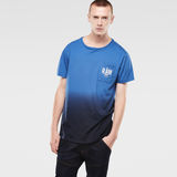 G-Star RAW® Avihu Round Neck T-Shirt Midden blauw