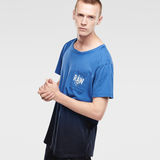 G-Star RAW® Avihu Round Neck T-Shirt Bleu moyen