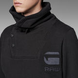 G-Star RAW® KURLEIGH AERO SWEAT Black model back