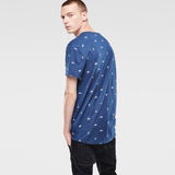 G-Star RAW® Avisar Round Neck T-Shirt Midden blauw