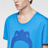 G-Star RAW® Persacker Relaxed T-Shirt Bleu moyen