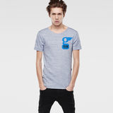 G-Star RAW® Hepcat Round Neck T-Shirt Azul claro