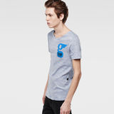 G-Star RAW® Hepcat Round Neck T-Shirt Lichtblauw