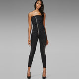 G-Star RAW® Lynn Zip Slim Suit Dunkelblau model front