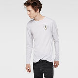 G-Star RAW® Kritnu Long Sleeve T-Shirt Grau
