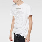 G-Star RAW® Yukemm T-Shirt Blanc