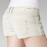 G-Star RAW® Mini Shorts Blanc front flat