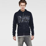 G-Star RAW® Moiric Hooded Vest Sweat Dark blue