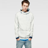 G-Star RAW® Omaros Hooded Sweat Bleu clair model front