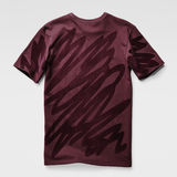 G-Star RAW® Marc Newson Scribble T-Shirt Rood