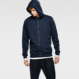G-Star RAW® Navy Quilted Hooded Vest Sweat Azul oscuro