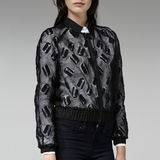 G-Star RAW® Fay Cropped Bomber Negro model front