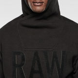 G-Star RAW® Ryon Hooded Knit Black flat front