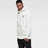 G-STAR® Gunner Hooded Vest Sweat White