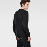 G-Star RAW® Kaiden Quilted Sweat Paars flat front