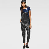 G-Star RAW® Type C Leather Salopette Negro model front