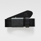 G-Star RAW® mignine belt/cuba washed lthr/blk Black front flat