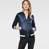 G-Star RAW® Bomber Quilted Jacket Dark blue model front