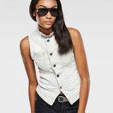 G-Star RAW® Mdg Denim Jacket Blanc model side