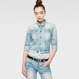 G-STAR® Midge Dumont Cropped Jacket Light blue model front