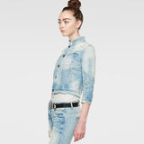 G-STAR® Midge Dumont Cropped Jacket Light blue model side