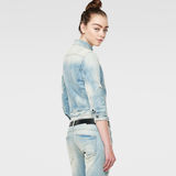 G-STAR® Midge Dumont Cropped Jacket Light blue model back