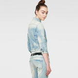 G-Star RAW® Midge Dumont Cropped Jacket Azul claro model back