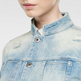 G-Star RAW® Midge Dumont Cropped Jacket Bleu clair flat front