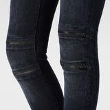 G-Star RAW® Lynn Custom Zip Mid Waist Skinny Jeans Azul oscuro