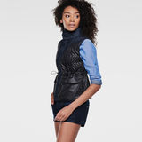 G-Star RAW® Calis Quilted Vest Black model side