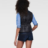 G-Star RAW® Calis Quilted Vest Negro model back
