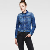G-Star RAW® New Slm Tai Jacket Bleu moyen model front