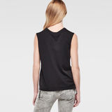 G-Star RAW® Gretch Sleeveless T-Shirt Black model back